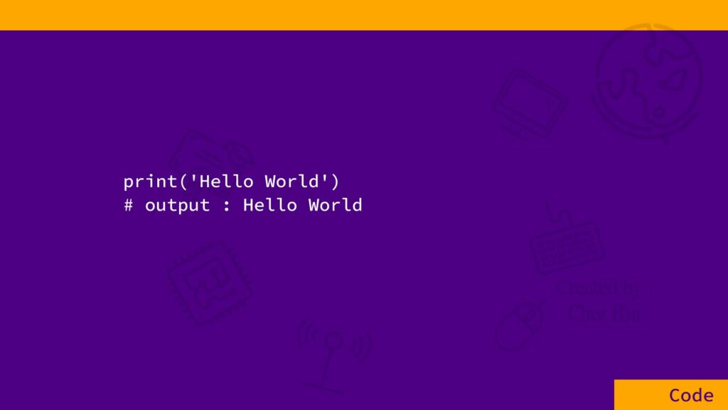 How to write Hello World in Python | 2